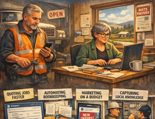 AI in Small-Town New Zealand: It’s Not About Efficiency. It’s About Survival.